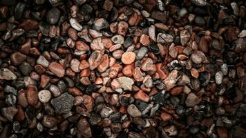 Gritty Texture of Gravel and Stones photo