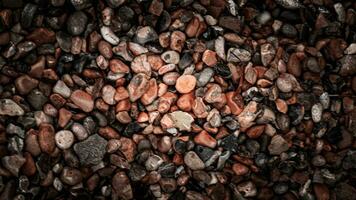 Gritty Texture of Gravel and Stones photo