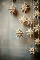 christmas decor with copy space photo