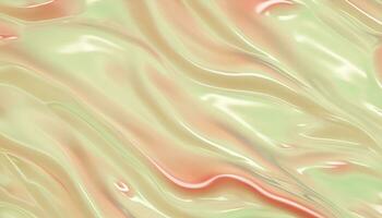 Wave fluid abstract background. Swirl flow liquid lines. Gel texture. Generative AI photo