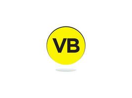 monograma vb negocio logo icono, inicial vb bv logo letra vector para usted