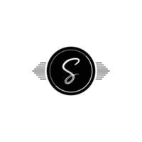 S monogram logo design,Letter S logo icon design template elements vector