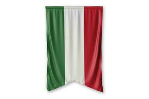 Hungary flag and white background. - Image. photo