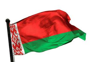 Belarus flag on a white background. - image. photo