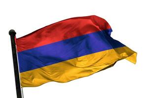 Armenia flag on a white background. - image. photo