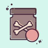 Icon Pills. related to Poison symbol. MBE style. simple design editable. simple illustration vector