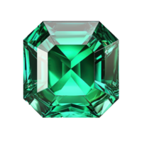 3d emerald stone isolated png