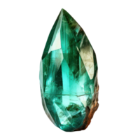 3d esmeralda pedra isolado png
