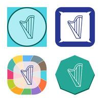 Harp Vector Icon