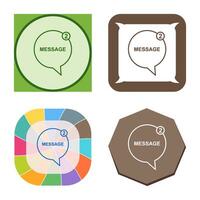 Message Bubbles Vector Icon