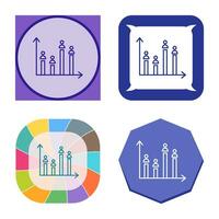 Candidate Graph Vector Icon
