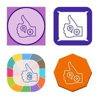 Unique Like Marketing Vector Icon