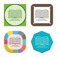 icono de vector de libro