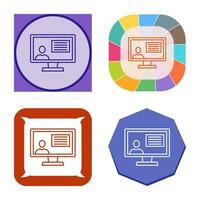 Distance Education Vector Icon