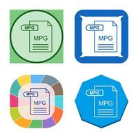 MPG Vector Icon