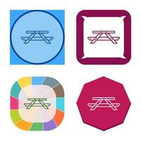 Picnic of Table Vector Icon