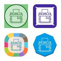 Desk Vector Icon