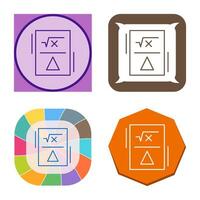 Formula Vector Icon