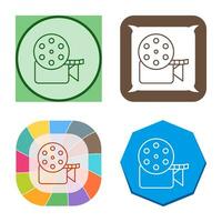 Unique Video Reel Vector Icon