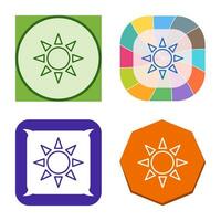 UV Radiation Vector Icon