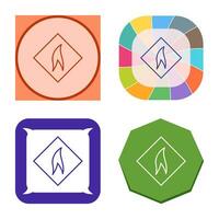 Flammable Material Vector Icon