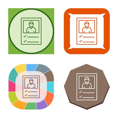 Ballot Vector Icon
