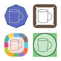 icono de vector de taza de café