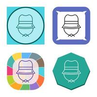 Camping Hat Vector Icon