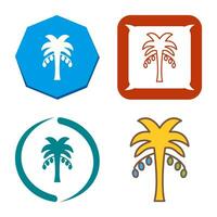 Coconut trees Vector Icon