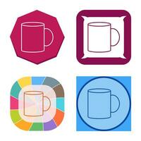 icono de vector de taza de café