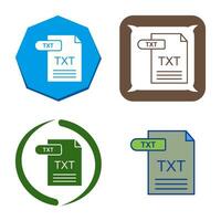 TXT Vector Icon