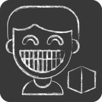 Icon Protection. related to Dentist symbol. chalk Style. simple design editable. simple illustration vector