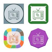 Old TV Vector Icon