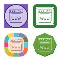 Web Browser Vector Icon