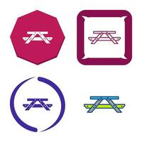 Picnic of Table Vector Icon