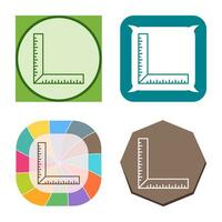 square Ruler Vector Icon