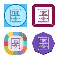 Fire Button Vector Icon