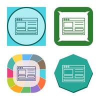 Web Design Vector Icon