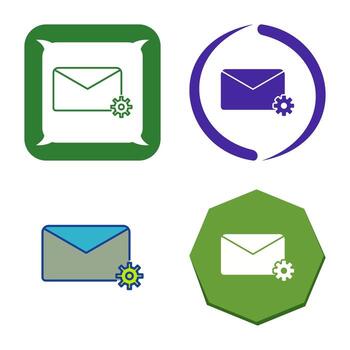 Message Settings Vector Icon