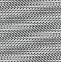 Seamless Silver Metallic Curly Pattern Design vector