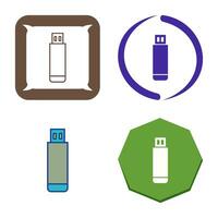 USB Drive Vector Icon