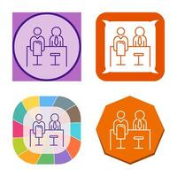 Employee Interview Vector Icon