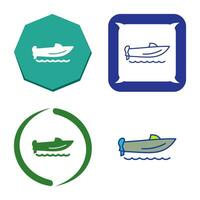 Speed Boat Vector Icon