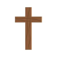 symbol of Christian cross vector