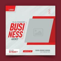 square business web banner design template. Suitable for social media post, instagram story and web ads. vector