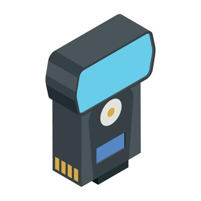 Modern Studio Equipment Isometric Icon