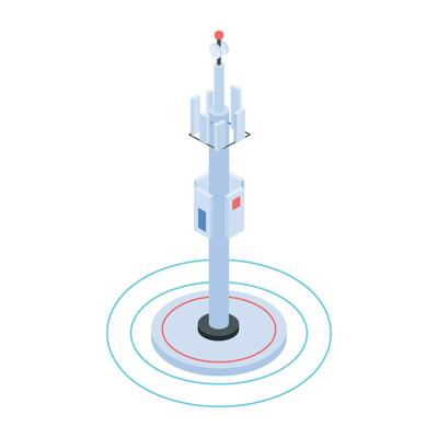 Collection of Isometric Communication Icon