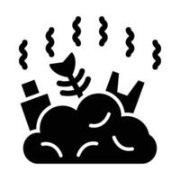 Stink Vector Glyph Icon For Personal And Commercial Use.