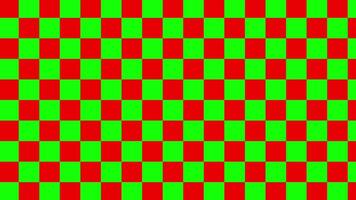 röd grön checkerboard rörelse bakgrund video