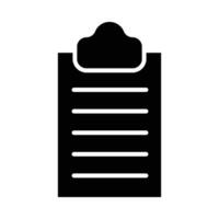 Clipboard Vector Glyph Icon For Personal And Commercial Use.